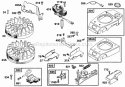 Part Location Diagram of 691987 Briggs and Stratton Flywheel
